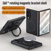 Per Samsung Galaxy Z Fold 8 Custodia Larga Supporto Rotante Opaco Cerniera Ricarica Wireless Magnetica Con Pellicola Temperata Custodia Antiurto