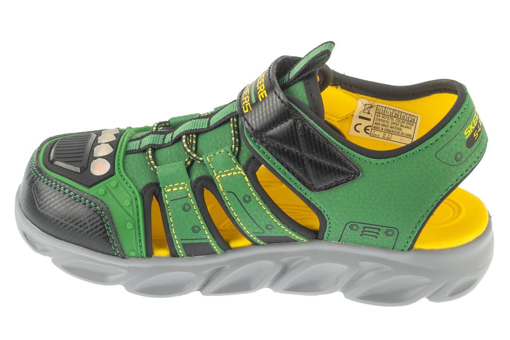 Skechers John Deere: Hypno-Splash - Traktor, für Jungen grüne Sandalen
