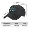 Vintage Hollow Knight Baseballkappe Unisex Stil Used-Look Baumwolle Snapback Hut Geisterspiel Outdoor Golf Verstellbare Passform Hüte Kappe