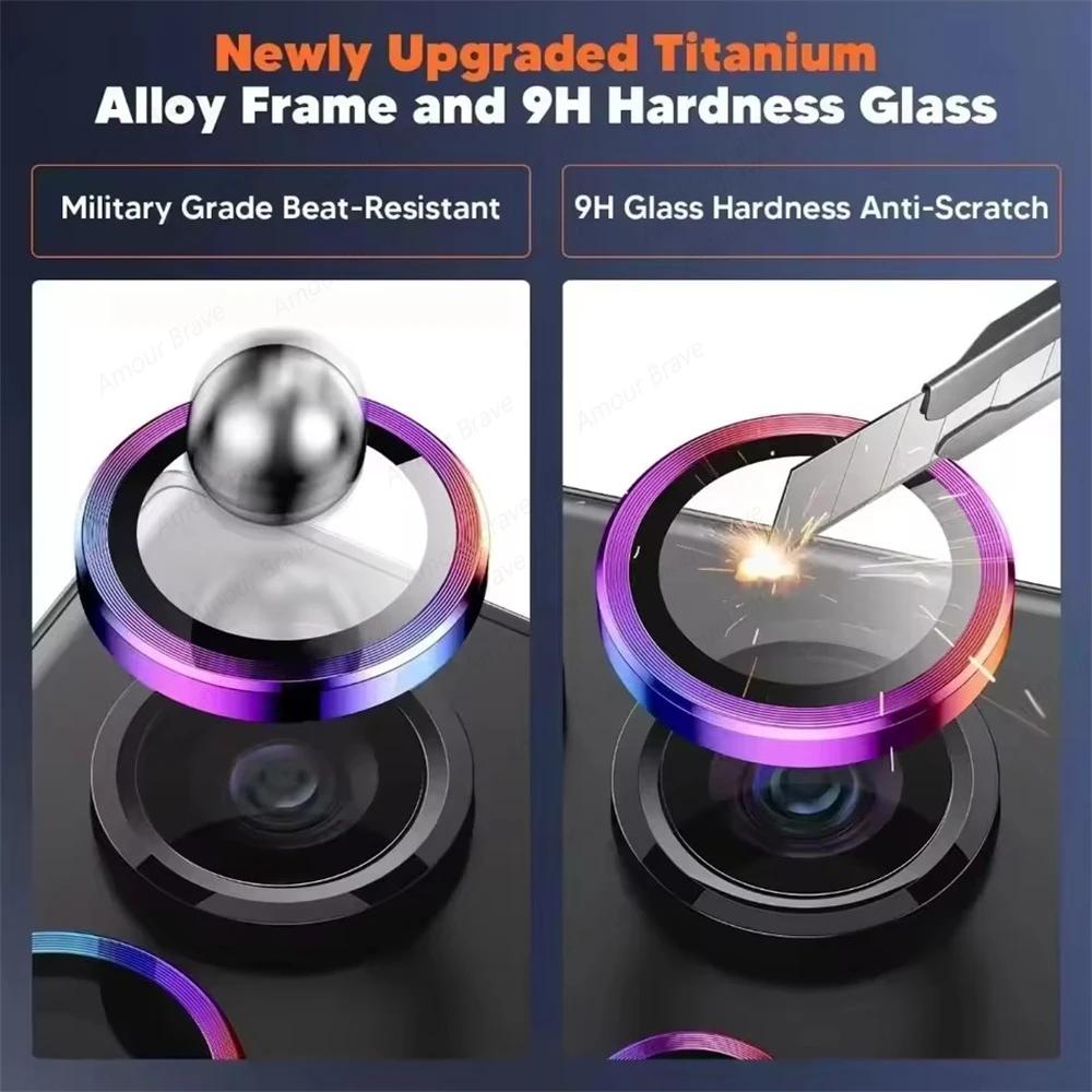 Alloy Ring Tempered Glass Lens Protector For Samsung Galaxy S26 S25 Edge S24 Ultra Plus FE HD Metal Camera Film Cover 1 Set