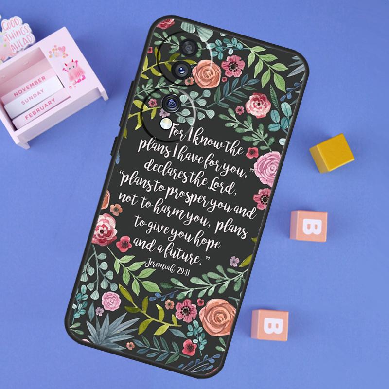 

Bible Verse Case For Honor 200 400 Pro 50 70 90 Lite X9a X9b X9c X9d X8b X8c Win Magic 5 6 7 8 Pro Cover Honor 90