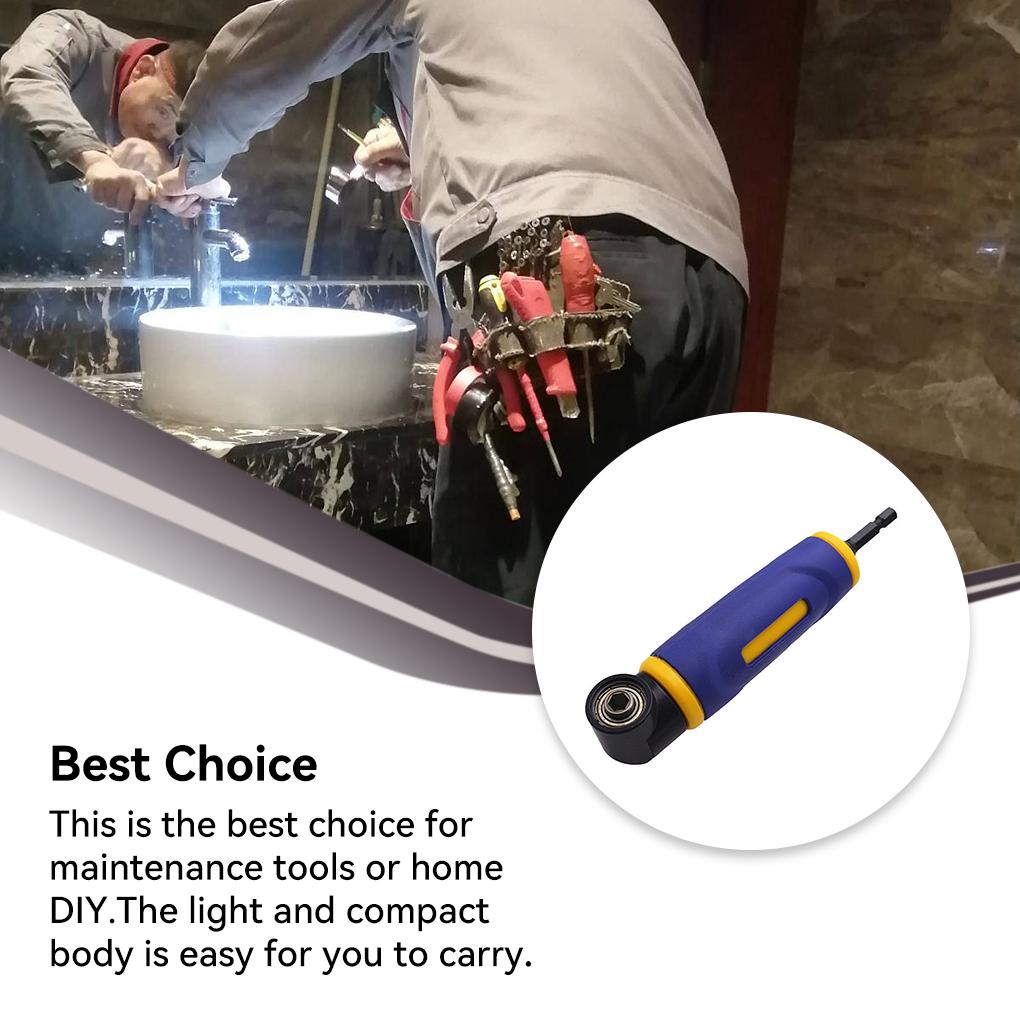 Bohrergrad rechtwinkliger Verlängerungsaufsatz professioneller Bohraufsatz magnetischer elektrischer Schraubendreher robust für Holzbearbeitung