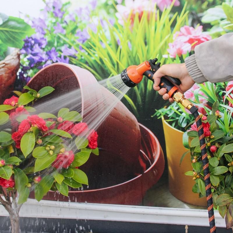 7Mode High Pressure Garden Water  Hose Nozzle Car Washing Yard Water Sprayer Irrigation Pipe Tube Nozzle Sprinkle Tools