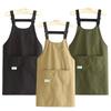 Adjustable Strap Kitchen Apron Taslon Work Clothes New Outdoor Workwear  for DIY Lover's