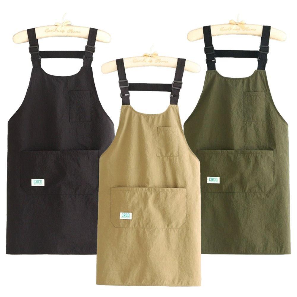 Adjustable Strap Kitchen Apron Taslon Work Clothes New Outdoor Workwear  for DIY Lover's