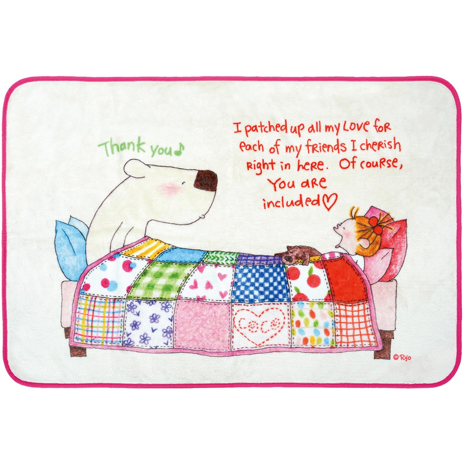 

Blanket Pink Baby [Greeting Life] RYZ-1052 розовый