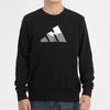 Adidas Sweatshirts Men's Black Crew Neck Moderate Regular GR6957
