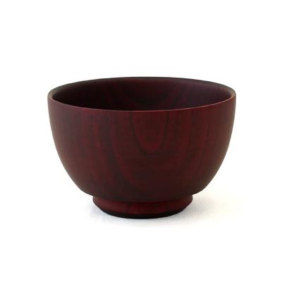 Kishu Lacquerware Tsunoda Seibei Shoten Soup Bowl Grip Ball Medium Size Nano Coat Dishwasher Safe Brown WG-457503