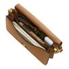Coach Tabby 26 Detachable Chain Shoulder Strap Hand Crossbody Cowhide Shoulder Bag Medium Women's Honey Brown