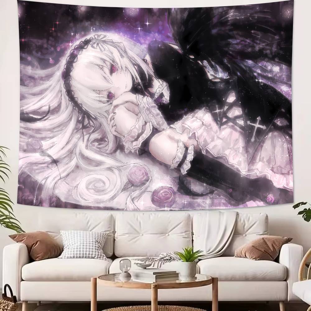 Luxury Fashion Hot Cute Pink Angel Tapestry Decoration Bedroom Dormitory Background Cloth Holiday Home Living Room Club Tapestry