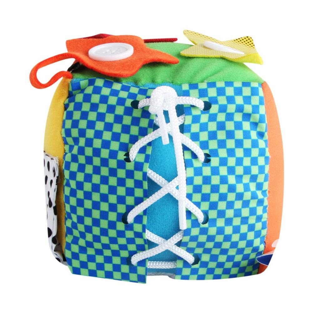 Rattles Baby Busy Blocks Toys with Zippers Activity Cube Sensory Toy  Life Skills Learning