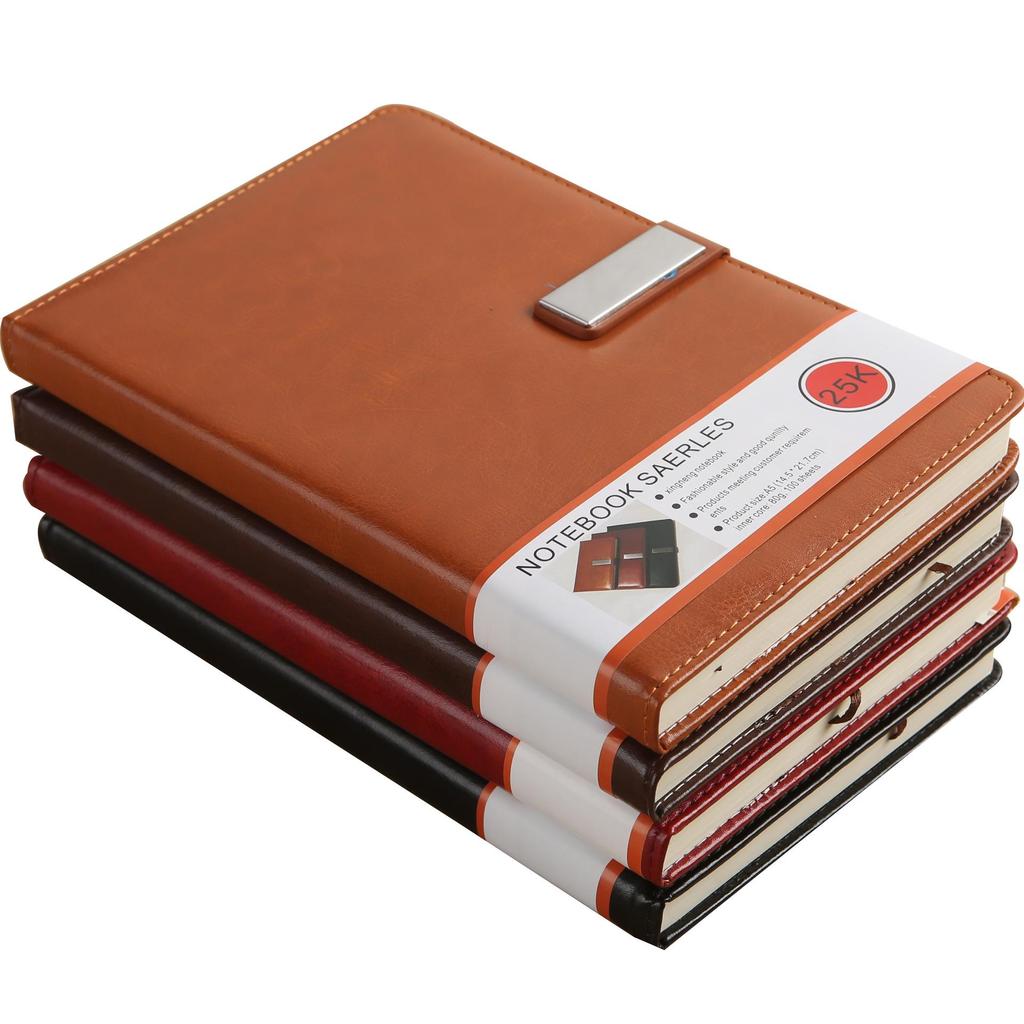 A5 PU Soft Cover Business Notebook with Magnetic Closure - Office Stationery for Meetings and Notes