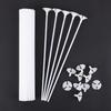 10/20/30/50Pcs 31cm Latex Balloon Stick White Plastic Macaron Balloons Holder Cups for Wedding Birthday Decor Accessories 5