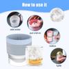 1-20PCS Silicone Ice Ball Mold Round Ice Bucket Summer DIY Refrigerator Freezer Ice Maker Creative Small Ice Cube Mold Bar Tool