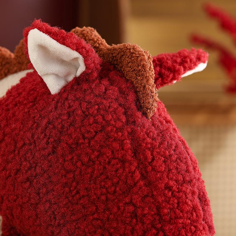 Little Red Pony Plush Cushion - Baby Sleep Pillow, Sofa Décor, Living Room Accent, Birthday Gift
