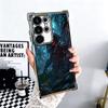 A-Alien Vs P-Predator Plating Phone Case For Samsung Galaxy S24 S25 FE S26 Edge S23 Ultra S22 S21 Plus S20 Anti-Fall Airabag Cov