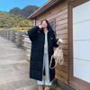 Down Cotton-padded Clothes Women's Cotton-padded Clothes Winter New Loose Over the Knee Long Thickened Cotton-padded Jacket Tide