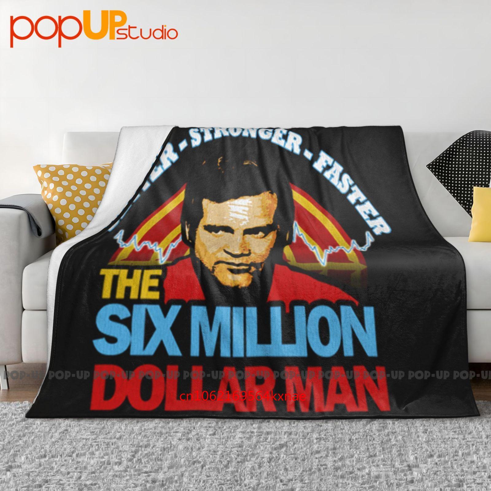 

Six Million Dollar Man Inspired Usa 70S Tv Show Ultra-Soft Blanket Quilt Winter Sofa Cover Bed Covers 30x40in