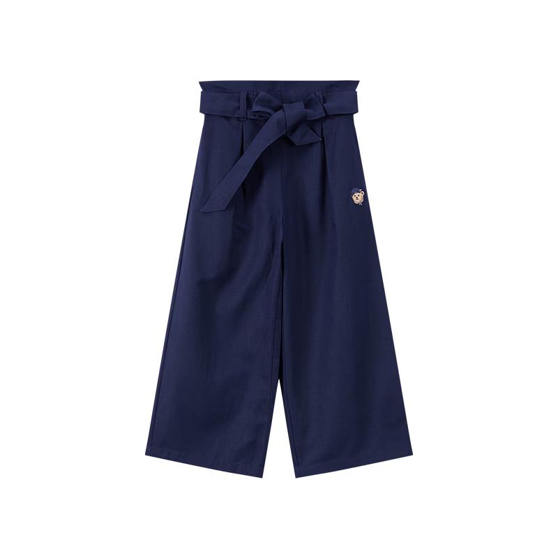 Teenie Weenie Kids Girl s Linen Blend Wide-Leg Pants 160