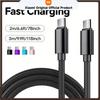 Xiaomi 66W 5A Nylon 1m 2m 3m USB C To Type C Fast DJTR6 Charging Cable for Iphone 15 16 Pro Max Samsung S24 Xiaomi OPPO Charging Cable