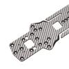 Carbon   RC Drift Car Chassis High Traction Upgrade RC Car Chassis with Battery Mount Plate for 3 RACING D5S 1Celsius10