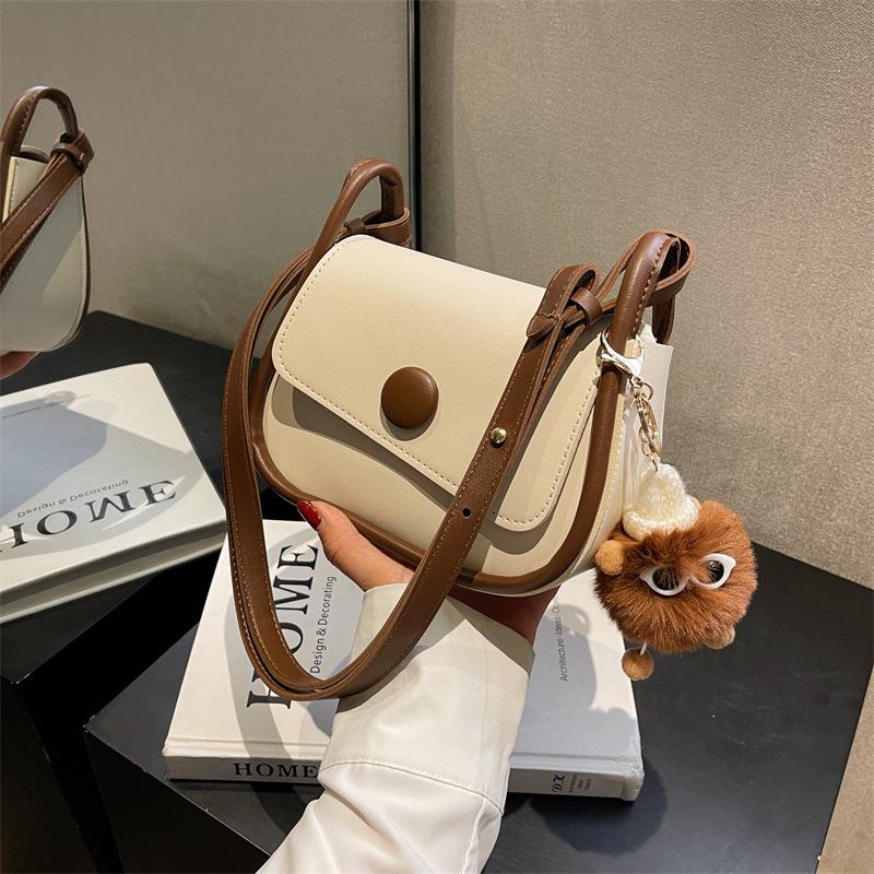 Popular Small Bag Women's New Trendy Internet Celebrity Versatile Oblique Span Bag Fashionable Foreign High-end Sense Small Square Bag