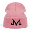 M Letter Embroidered Knitted Hat, For Men Windproof Ear Protection Beanie, Outdoor Warm Fashion Beanie