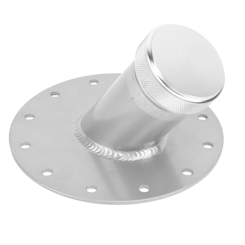 Collo di riempimento cella a combustibile a 45 gradi con base in acciaio da 12" Alluminio Diametro interno 1,5"