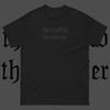 Morbid The Merrier Сорочка Чорна на Чорному Nu Goth Готичний Шрифт Саркастична Унісекс Футболка