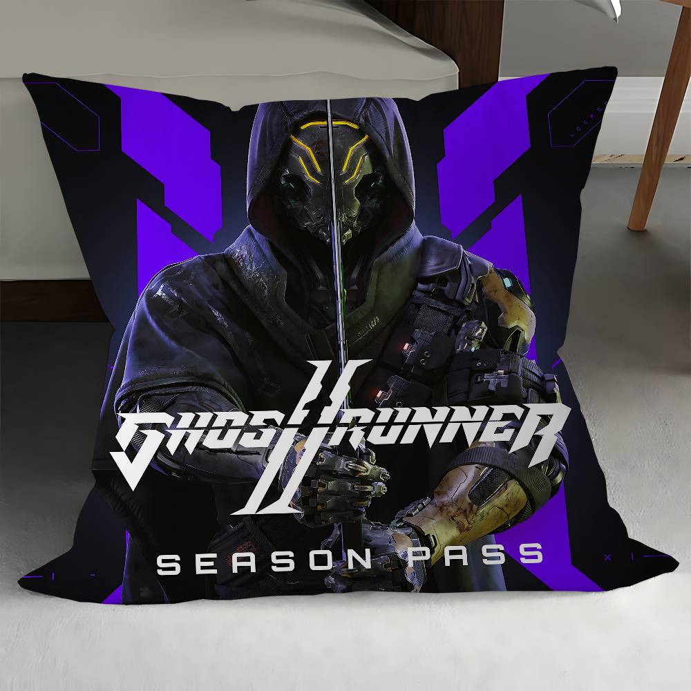 КРУТОЙ G-Ghostrunner 2 Наволочка Подушка Чехол для Подушки Декор Наволочка Печатный Чехол для Подушки Для Дивана 12x12Inch