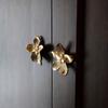 2/4 pieces elegant floral handles - modern and luxurious handles - suitable for dressing tables, bedside tables, wardrobes