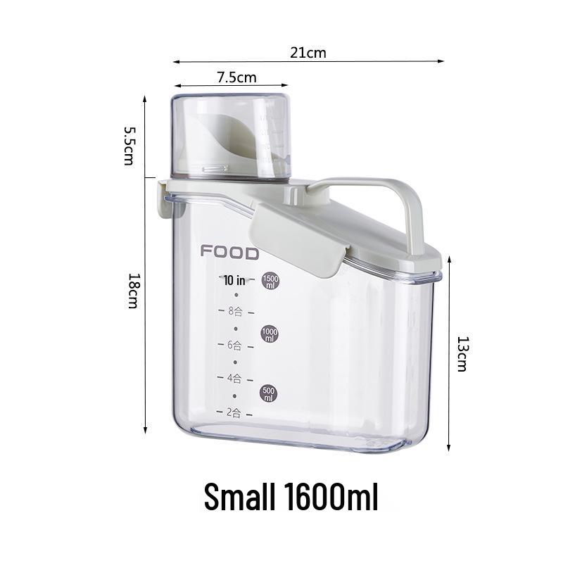 Airtight Pet Food Storage Bucket for Cats & Dogs - Moisture-Proof, Freeze-Dried and Snack Storage Container.