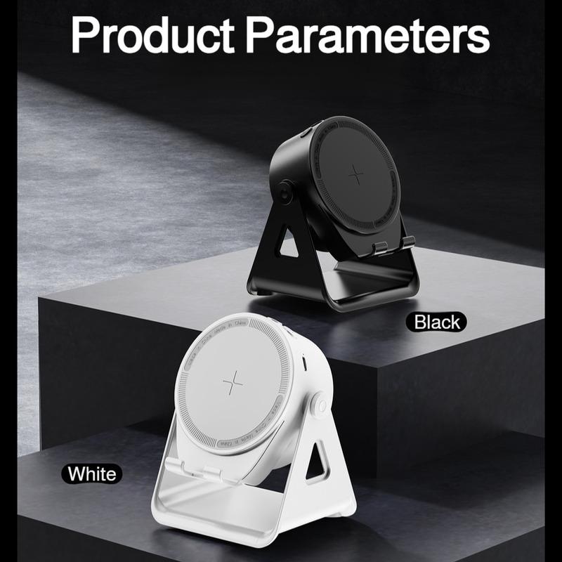 Smart Speaker Cell Phone Holder Bluetooth V5.3 Induction Stand Speaker Adjustable Desktop Live Lazy Bracket