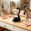 Cat-Shaped Ring Stand, 3D Printed Cat Tail Jewelry Display Holder, Funny Animal Figurine Desktop Organizer for Home Office Decor