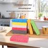 Thickened Wood Pulp Cotton Dishwashing Sponge Cloth Scouring Pad Absorbent Sponge Dishwashing Wipe
