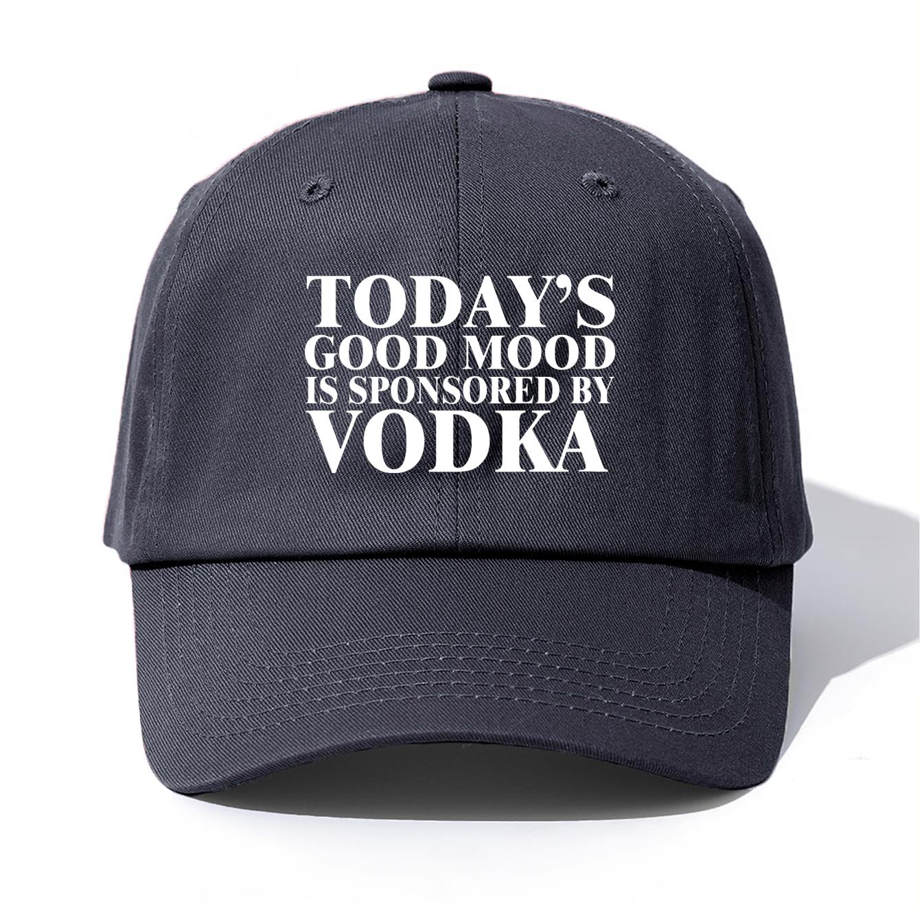 

1 шт. Бейсболка с принтом VODKA для взрослыхМинималистичный Ретро Стиль Повседневная Мягкая Регулируемая Кепка ПапыИдеально в качестве Подарка