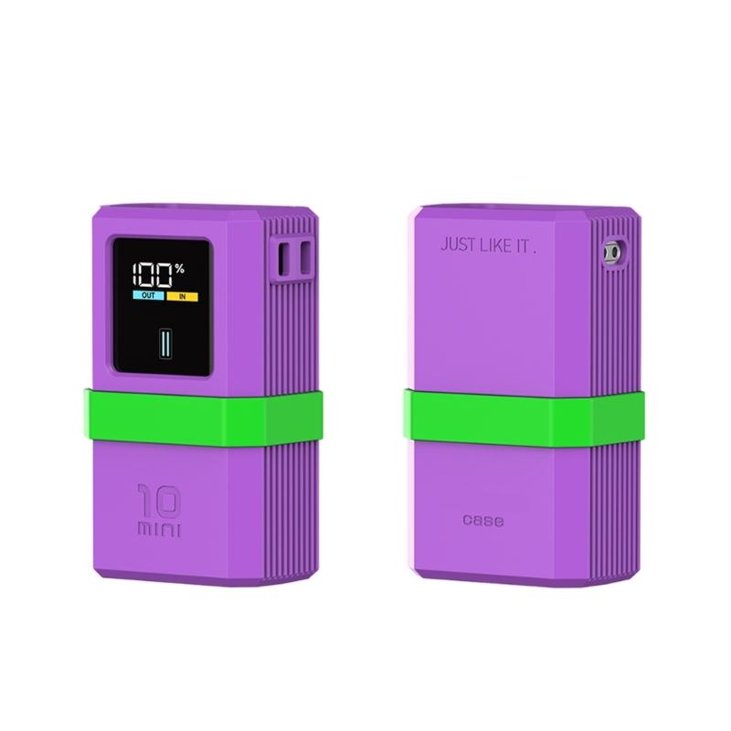 Silicone Case for 10 Mini 10000mAh PB1055 55W Energy Bank Storage Travel Protective Cover Shockproof Sleeve Cover