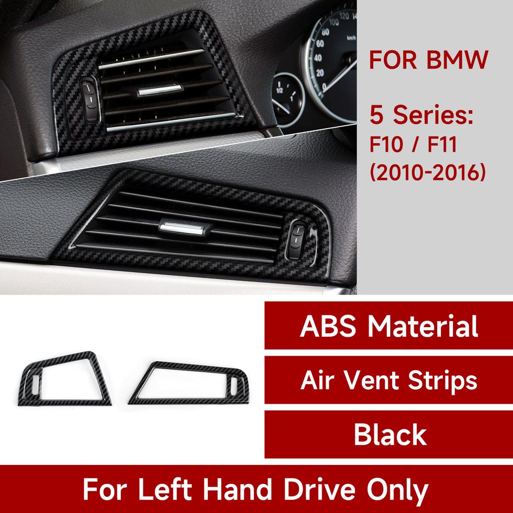 WDV25 For BMW 5 Series F10 F11 (2010-2016) Trim Accessories. Car Center Console Dashboard Gear Shift Panel. Carbon Fiber ABS Sticker.