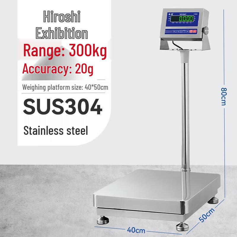 

Haozhan 304 Stainless Steel Digital Platform Scale