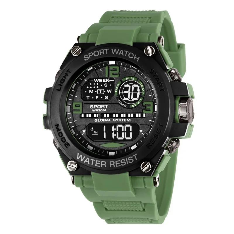 

Luxury Electronic Watch for Man Outdoor Sport Watch Stopwatch Waterproof Calendar Digital Clock Military Men s Sports Watches