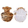 Dog Tiger Halloween Costume Classic Cute Warm Striking Colors Beautiful Pet Cosplay Tiger Clothes for Autumn and Winter