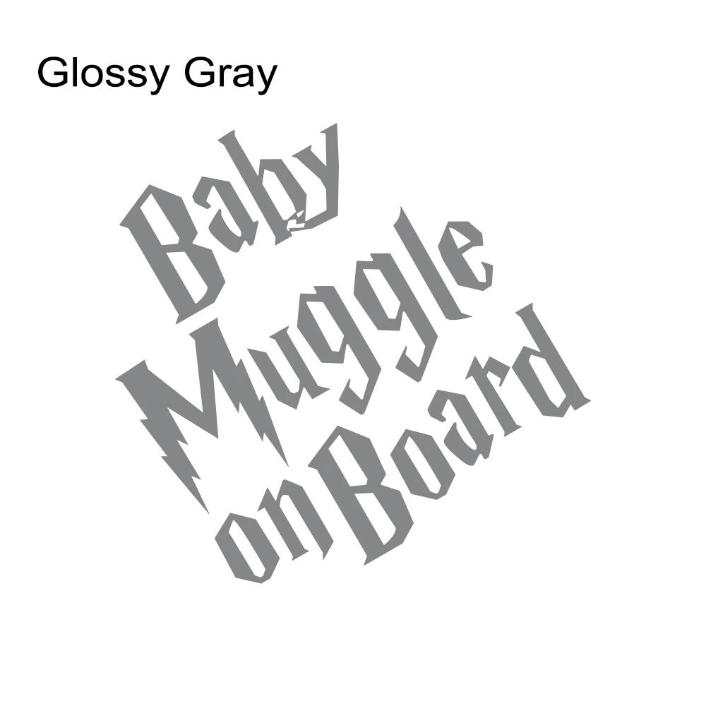 

Baby Muggle on Board Decal Car Funny Sticker Truck Rear Windshield Door Window Kids on Board Vinyl Decals Drive Safe Decoration 1 Piece