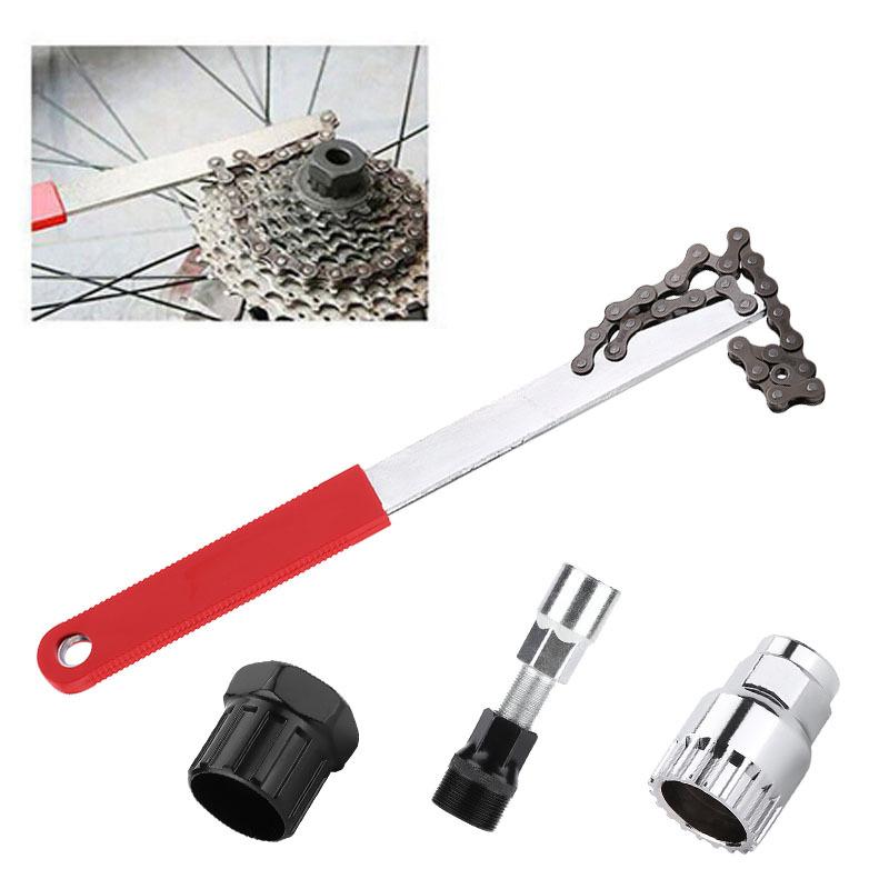 Bicycle Flywheel Tool Fly Wrench Chain Toolflywheel Removal Tool Bicycle Repair Tool Accessories Bike Tool Kit  Bike Multitool