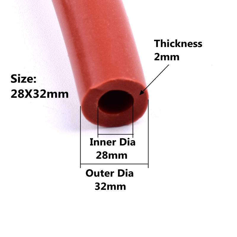 1M Rosso ID 12/14/15/16/19/20/25/28/30/32/38 mm Auto Tubo Flessibile in Silicone per Aspirazione Auto Linea Racing Tubo Tubo Car-styling