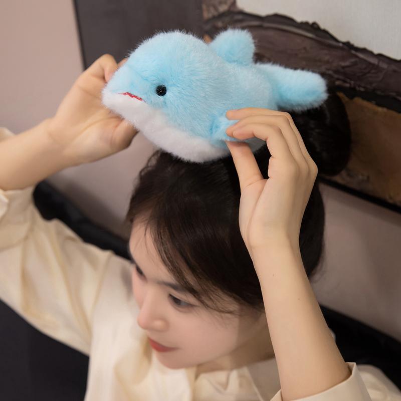 18Cm Cartoon Cute Marine Animal Plush Doll Shark Seal Sea Lion Whale Dolphin Plush Toy Home Decoration Appease Gift For Children