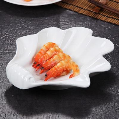 Ceramic Irregular White Bear Paw Bowl for Restaurants and Hotels
