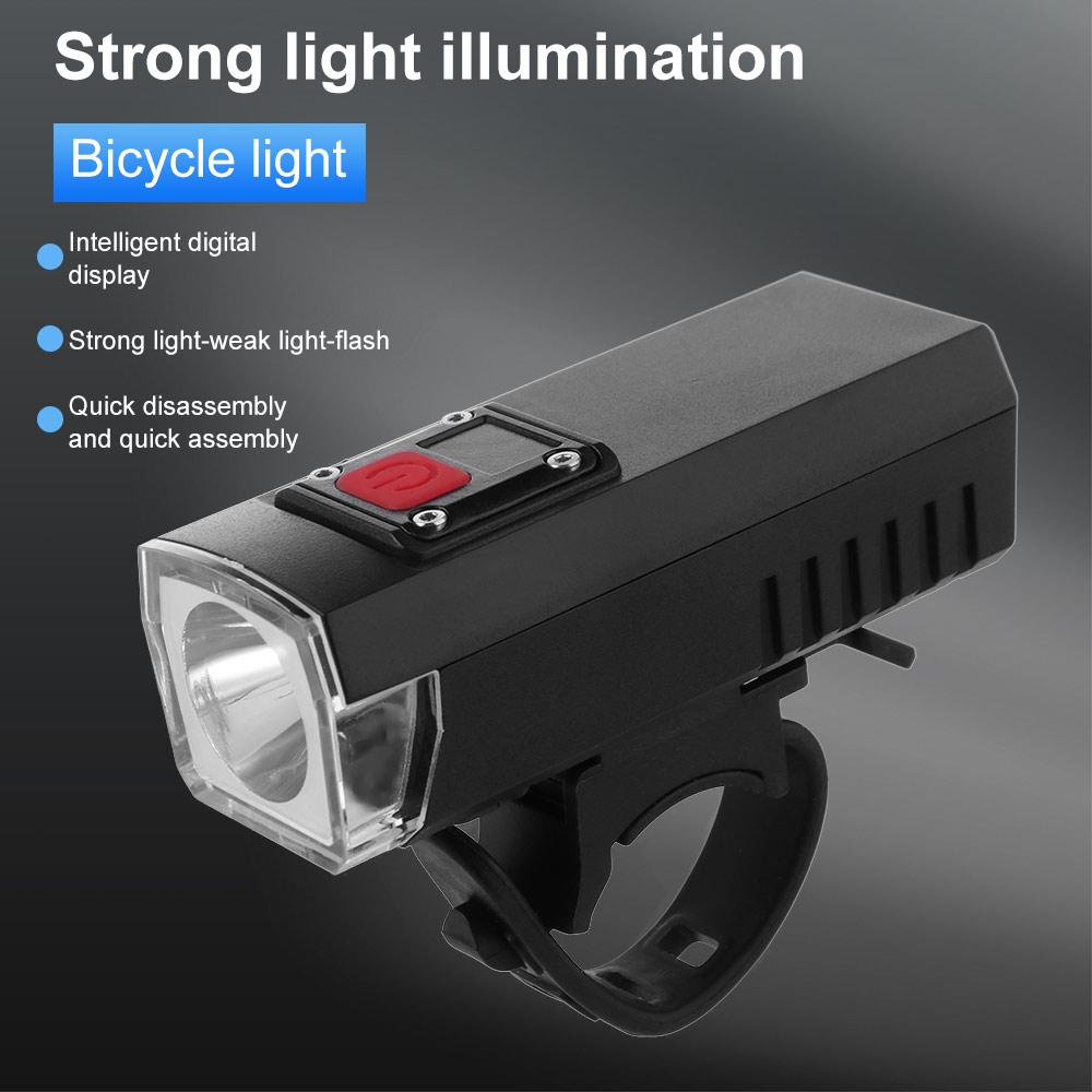 Super Bright Digital Bicycle Light Intelligent Bike Lamp Taillight Light Mountain Bike