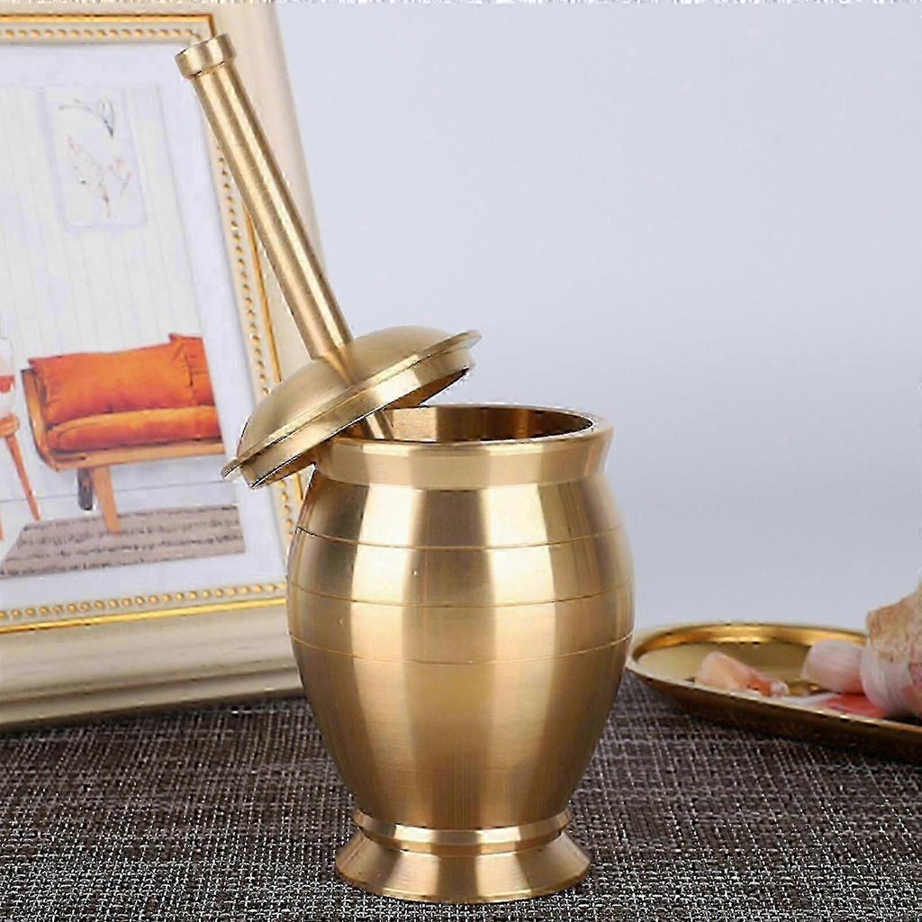 Pure Copper Pestle And Mortar Set Herb Bowl Easy To Use And Clean Herb Grinder
