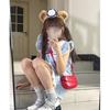 Japanese gentle and sweet small college style design loose age-reducing doll collar splicing small flying sleeve dress women