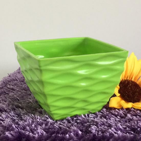 2Pcs Flower Pot Creative Shape High Hardness Plastic All-Purpose Thickened Flower Pot Desktop Ornament for Home